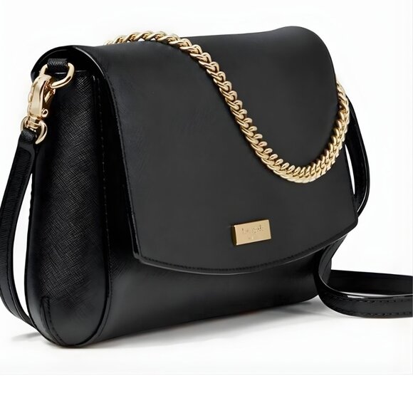 Kate Spade ♠️  Black Crossbody Purse with 22" adjustable strap - Picture 1 of 10